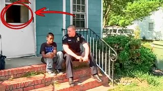 Junge will von zu Hause weglaufen und ruft 911 an. Der Polizist war schockiert über das, was er sah