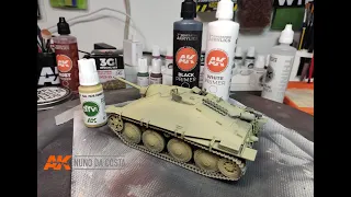 Let´s start painting this Hetzer Tank 1:35 :)