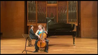 R. Strauss - Sonata for Piano and Cello, op. 6 (Martim Almeida, Birgitta Oftestad)