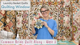 Common Bride Quilt Along - Week 2 - How to make Eight Point Stars Cont. - Free Tutorial, SEW Simple!