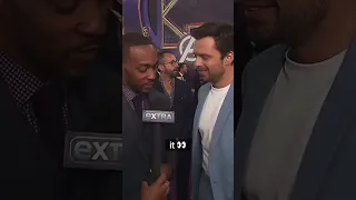 SEBASTIAN STAN AND ANTHONY MACKIE DANCING  #marvel #marvelstudios