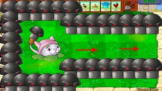 999 Doom Cattail vs Doom Shroom vs Dr.Zomboss - Plants vs Zombies Hack