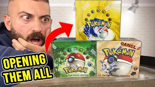 Opening EVERY Pokemon Cards Box From 1999!