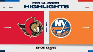 NHL Highlights | Senators vs. Islanders - February 14, 2023