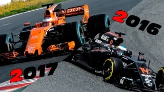 F1 2017 vs 2016 McLaren Honda Engine Sound Comparison (MP4-31 vs MCL-32)