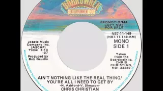 Chris Christian – “Ain’t Nothing Like The Real Thing” [45 mono] (Boardwalk 1982