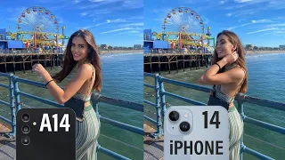 Samsung Galaxy A14 Vs iPhone 14 Camera Test Comparison