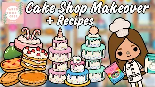 CAKE SHOP MAKEOVER + RECIPES 🎂💗 FRIDAY GIFT INSPIRED 💝 TOCA BOCA 🌎