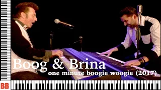 Boog & Brina - one minute four handed boogie woogie (2017)