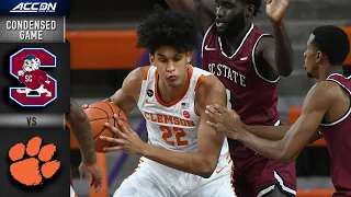 South Carolina State vs. Clemson Condensed Game | 2020-21 ACC Men's Basketball