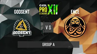CS:GO - ENCE vs. GODSENT [Nuke] Map 2 - ESL Pro League Season 12 - Group A - EU