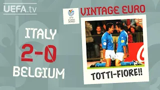 ITALY 2-0 BELGIUM, EURO 2000 | VINTAGE EURO