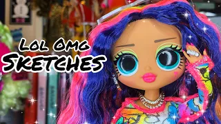 Lol Omg Sketches BFF’s Doll Review!