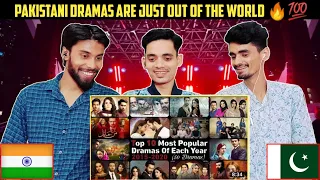 Indian Reaction On Top 10👑 Most Popular Pakistani Dramas Of Each Year (2015-2020) | OP Bros Reaction