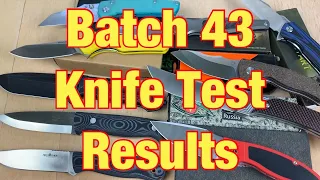 Batch 43 Knife Blade Steel Elemental Test Results   The XRF Analysis gives us the real data !