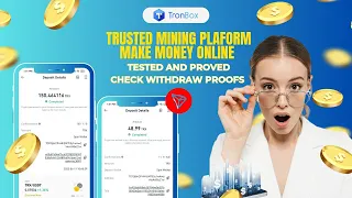 اثباتات سحب من #TRONBOX 🤑| مكافأة 20000 trx + ربح 198trx شوف الاثبات 💲