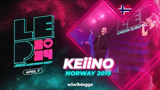 🇳🇴 KEiiNO "Monument" (MGP 2021) - LIVE @ London Eurovision Party 2024