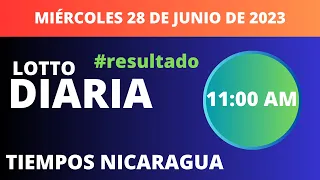 Resultados | Diaria 11:00 am -  Hoy miércoles 28 de junio  2023. Loto Jugá 3, Loto Fechas