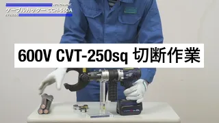 カクタス　EV-250DL アタッチメント　ケーブルカッター CCH-560A  動画