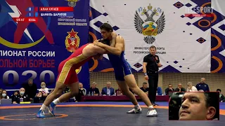 ЧР-2020. ВБ. Финал 125 кг. Алан Хугаев - Шамиль Шарипов.