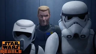 Star Wars Rebels: Agent Callus helping Ezra & Kanan Escape