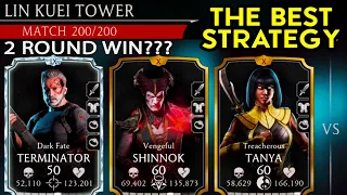 MK Mobile. Best Strategy for Lin Kuei Tower Bosses. How To Beat Battle 200 in 2.5 Rounds.