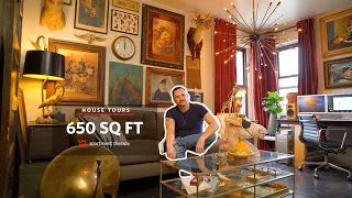 Ryan’s 650 Sq Ft Maximalist Brooklyn Apartment | House Tours