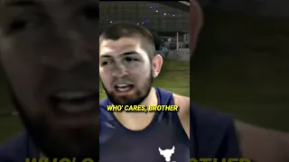 Khabib: "Who cares brother, Today Smesh brother 🇷🇺. #shorts #football #khabib