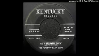 Joe "Cannonball" Lewis - You've Been Honky Tonkin' - 1953 Country Bop/ Rockabilly