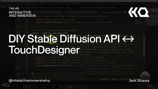 DIY Stable Diffusion API ↔ TouchDesigner