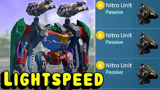 The FASTEST in War Robots! 3x NITRO Unit SERAPH Gameplay WR