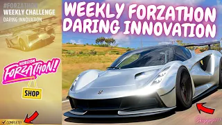 FORZA HORIZON 5-How to complete Weekly forzathon challenges DARING INNOVATION-#Forzathon shop