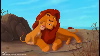 Simba and mufasatribute|father love.