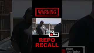 Repo Man Vs Man with Sledge Hammer #shorts #repossessions #repo #funny #comedy #car #cars