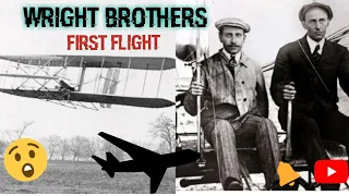 Wright brothers first flight in 1909 ||original footage