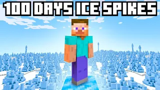 100 Days in Hardcore Ice Spikes ONLY!