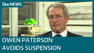 Owen Paterson avoids suspension as MPs vote to overhaul standards system | ITV News