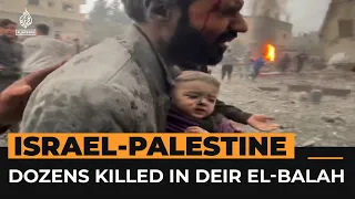 Video shows aftermath of Israeli attack on displaced families in Gaza