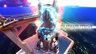 Subnautica 1.0 - IT'S HERE! - Creating The ROCKET, Launching To SPACE! - Subnautica Rocket Ending