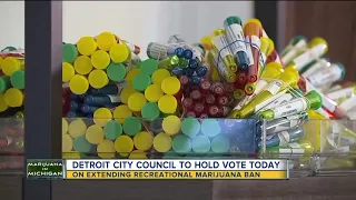 Detroit City Council to hold vote today on recreational marijuana ban