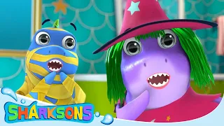 Spooky Sharksons - Finger Family | Videos for Kids | Nursery Rhymes & Kids Songs | The Sharksons