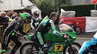 Classic TT - First Practice Top Riders Stop at Union Mills RIP Chris Swallow