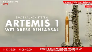 NEW T-0 SET - Artemis 1 Wet Dress Rehearsal