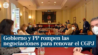 Gobierno y PP rompen las negociaciones para renovar el Poder Judicial por los vetos cruzados