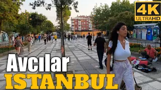 Walking in Istanbul Avcılar neighborhood | Walking Tour | July 2021| 4k UHD 60fps