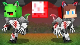 How JJ and Mikey Morph into WEREWOLF in Minecraft ! - Maizen