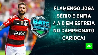 ANIMADOR? Flamengo JOGA BEM e GOLEIA na ESTREIA em 2024! | BATE PRONTO – 18/01/23