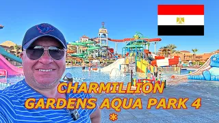 Египет🇪🇬 CHARMILLION GARDENS AQUA PARK 4* Обзор Территории Sea Gardens Resort
