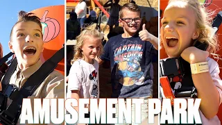 AMUSEMENT PARK BUILT ON A CORN FIELD | KIDS CONQUER TERRIFYING RIDE ADULTS WERE TOO AFRAID TO GET ON