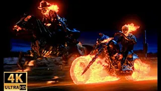 Призрачный Всадник помогает Призрачному гонщику 4К. Ghost Rider assists Ghost Racer